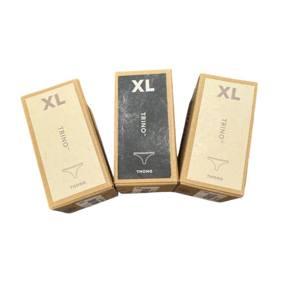 allbirds Trino Thong Underwear Size XL - Set of 3